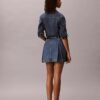 Minifalda de Denim plisada Minifalda de Denim plisada