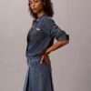 Minifalda de Denim plisada Minifalda de Denim plisada
