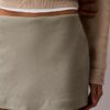 Minifalda-pantalón de mezcla de lino Minifalda-pantalón de mezcla de lino