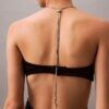 Minivestido con corte halter y aberturas