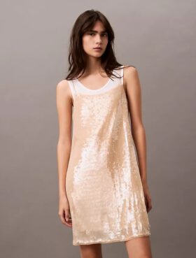 Minivestido de lentejuelas