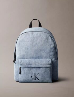 Mochila de Denim con logotipo Monogram Mochila de Denim con logotipo Monogram