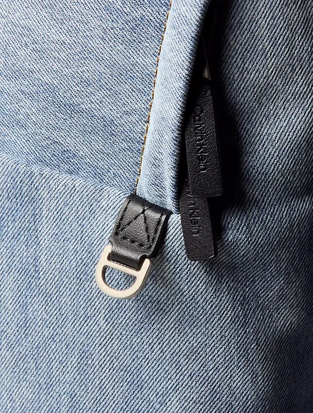 Mochila de Denim con logotipo Monogram Mochila de Denim con logotipo Monogram