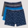 Pack de 3 Boxer Briefs de algodón elástico para niños