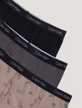 Pack de 3 Boxer Briefs de algodón elástico para niños Pack de 3 Boxer Briefs de algodón elástico para niños