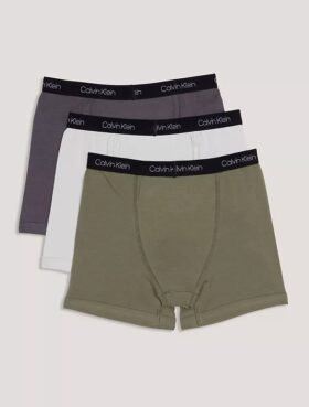 Pack de 3 Boxer Briefs de algodón elástico para niños Pack de 3 Boxer Briefs de algodón elástico para niños