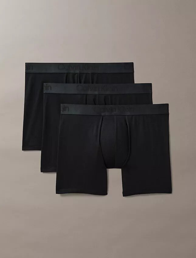 Pack de 3 Boxer Briefs negros CK Black Pack de 3 Boxer Briefs negros CK Black