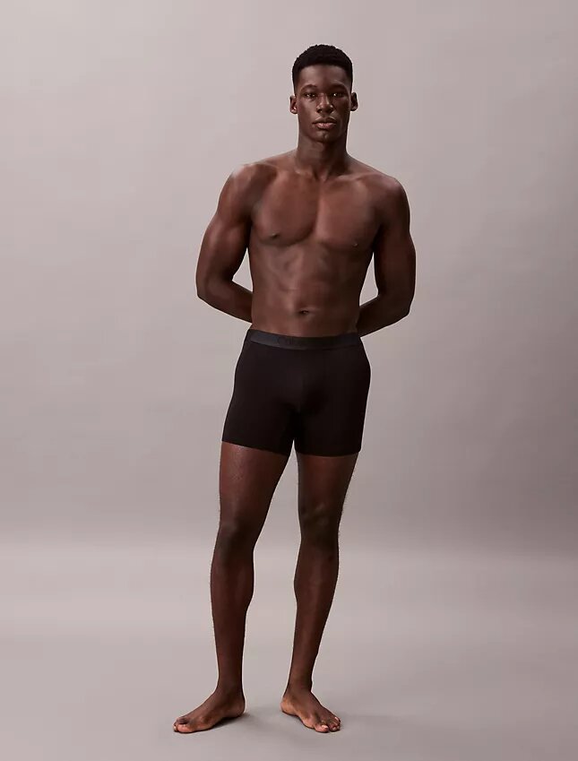 Pack de 3 Boxer Briefs negros CK Black Pack de 3 Boxer Briefs negros CK Black