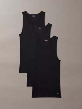 Pack de 3 camisetas sin mangas Cotton Classics Pack de 3 camisetas sin mangas Cotton Classics