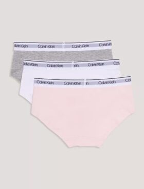 Pack de 3 Hipster de algodón elástico para niñas Pack de 3 Hipster de algodón elástico para niñas