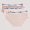 Pack de 3 Hipster de algodón elástico para niñas Pack de 3 Hipster de algodón elástico para niñas