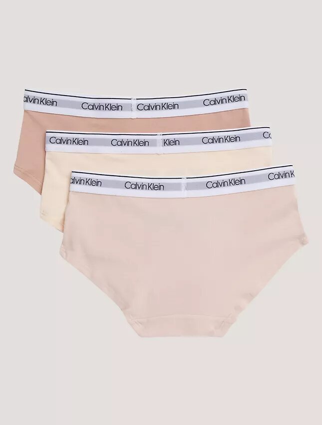 Pack de 3 Hipster de algodón elástico para niñas Pack de 3 Hipster de algodón elástico para niñas