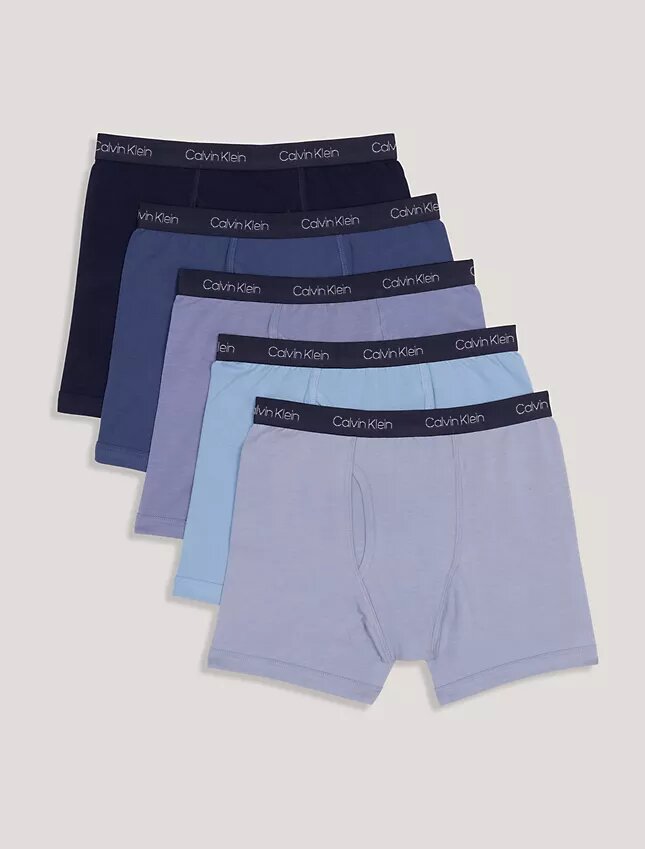 Pack de 5 Boxer Briefs lisos para niños Pack de 5 Boxer Briefs lisos para niños