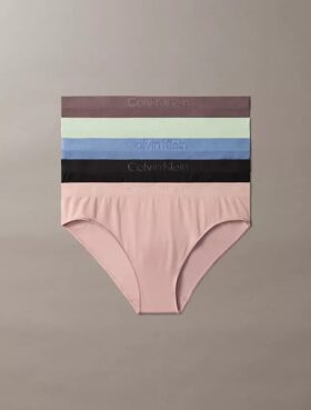 Pack de 5 slips de bikini mixtos sin costuras Bonded Flex