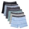 Pack de 6 Boxer Briefs de algodón elástico para niños