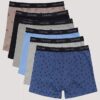 Pack de 6 Boxer Briefs de algodón elástico para niños