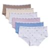 Pack de 6 braguitas Hipster de algodón Cotton Stretch para niñas