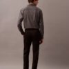 Pantalón ajustado de gabardina de lana Pantalón ajustado de gabardina de lana