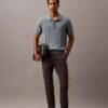 Pantalón chino de algodón elástico Pantalón chino de algodón elástico
