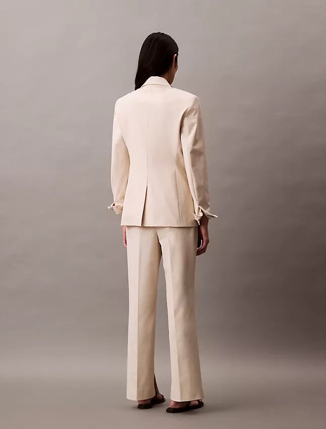 Pantalón cónico elástico refinado Pantalón cónico elástico refinado