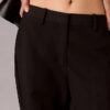 Pantalón de mezcla de gabardina de lana Pantalón de mezcla de gabardina de lana