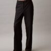 Pantalón de pierna ancha elástico y refinado Pantalón de pierna ancha elástico y refinado