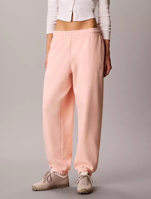 Pantalón jogger de felpa con Monogram Pantalón jogger de felpa con Monogram