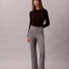 Pantalones acampanados ajustados de ponte