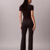 Pantalones acampanados ajustados de ponte