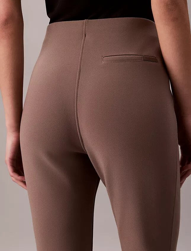 Pantalones acampanados de punto a medida sin cremallera Pantalones acampanados de punto a medida sin cremallera
