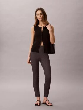 Pantalones ajustados con estampado Ponte Pantalones ajustados con estampado Ponte