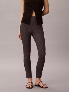 Pantalones ajustados con estampado Ponte Pantalones ajustados con estampado Ponte