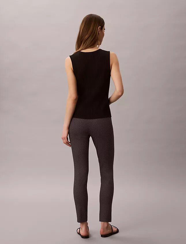 Pantalones ajustados con estampado Ponte Pantalones ajustados con estampado Ponte