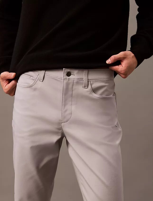 Pantalones ajustados de 5 bolsillos Pantalones ajustados de 5 bolsillos
