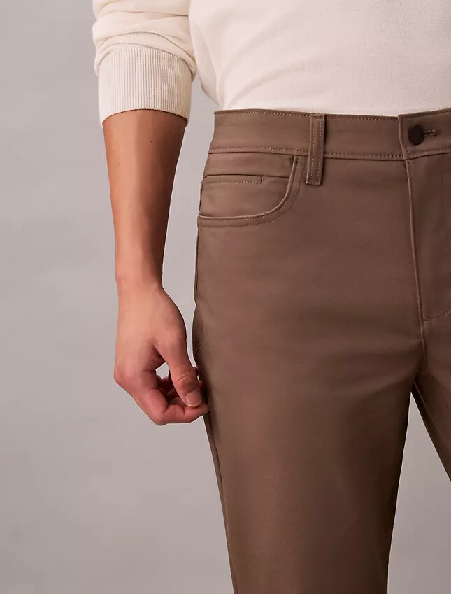Pantalones ajustados de 5 bolsillos Pantalones ajustados de 5 bolsillos