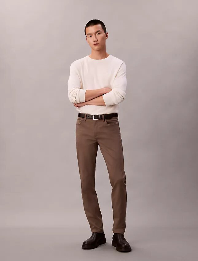 Pantalones ajustados de 5 bolsillos Pantalones ajustados de 5 bolsillos