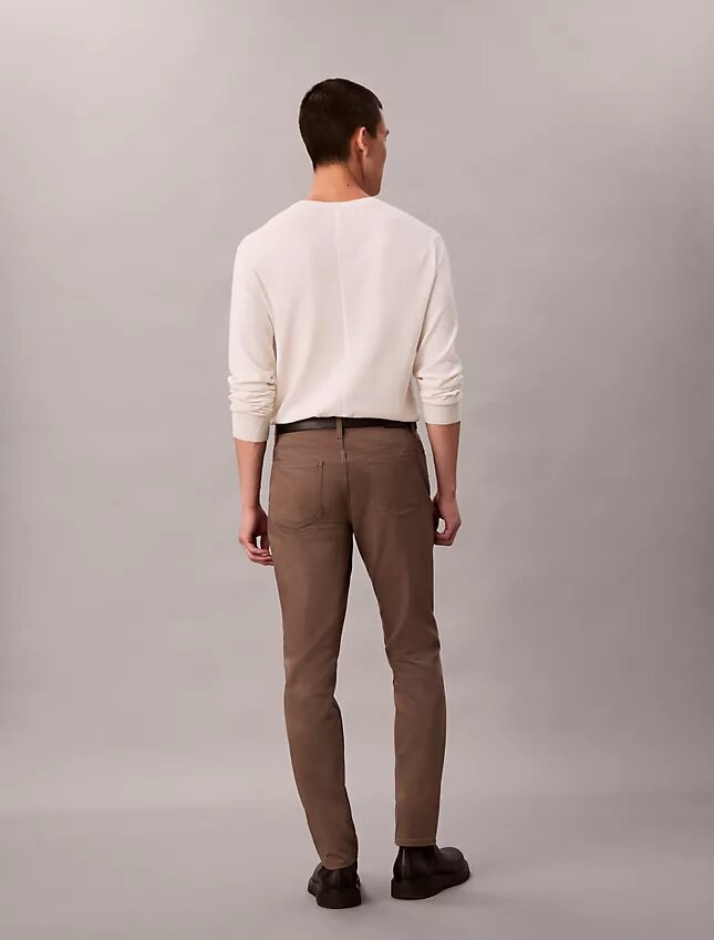 Pantalones ajustados de 5 bolsillos Pantalones ajustados de 5 bolsillos
