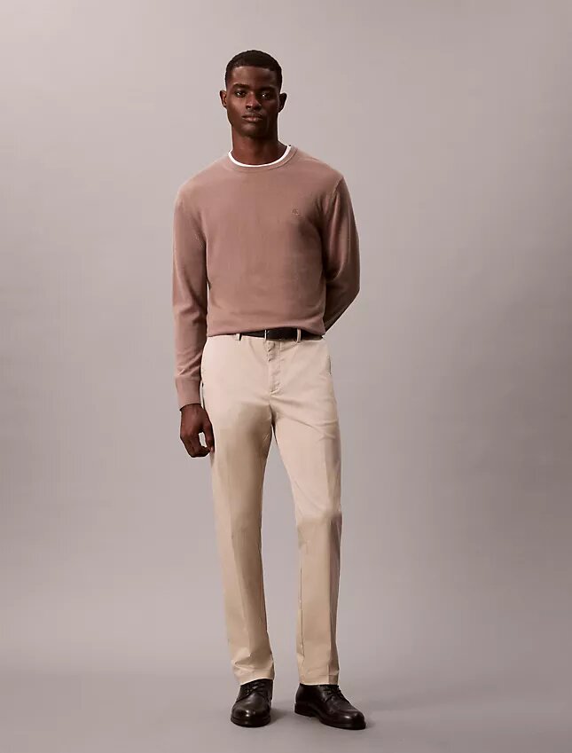 Pantalones ajustados de Cotton Stretch Pantalones ajustados de Cotton Stretch