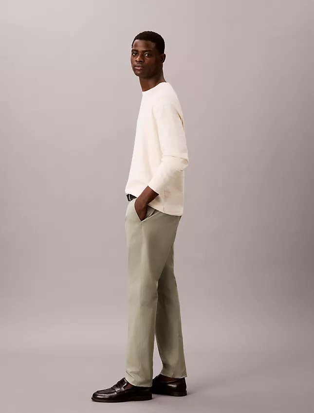 Pantalones ajustados de Cotton Stretch Pantalones ajustados de Cotton Stretch