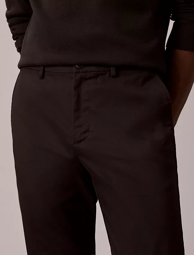 Pantalones ajustados de Cotton Stretch Pantalones ajustados de Cotton Stretch
