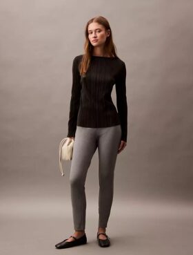 Pantalones ajustados de ponte