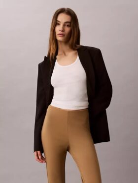 Pantalones ajustados de ponte