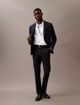 Pantalones ajustados elásticos refinados