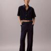 Pantalones cargo de algodón y lyocell sin cremallera Pantalones cargo de algodón y lyocell sin cremallera