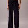 Pantalones cargo de algodón y lyocell sin cremallera Pantalones cargo de algodón y lyocell sin cremallera