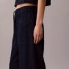 Pantalones cargo de algodón y lyocell sin cremallera Pantalones cargo de algodón y lyocell sin cremallera