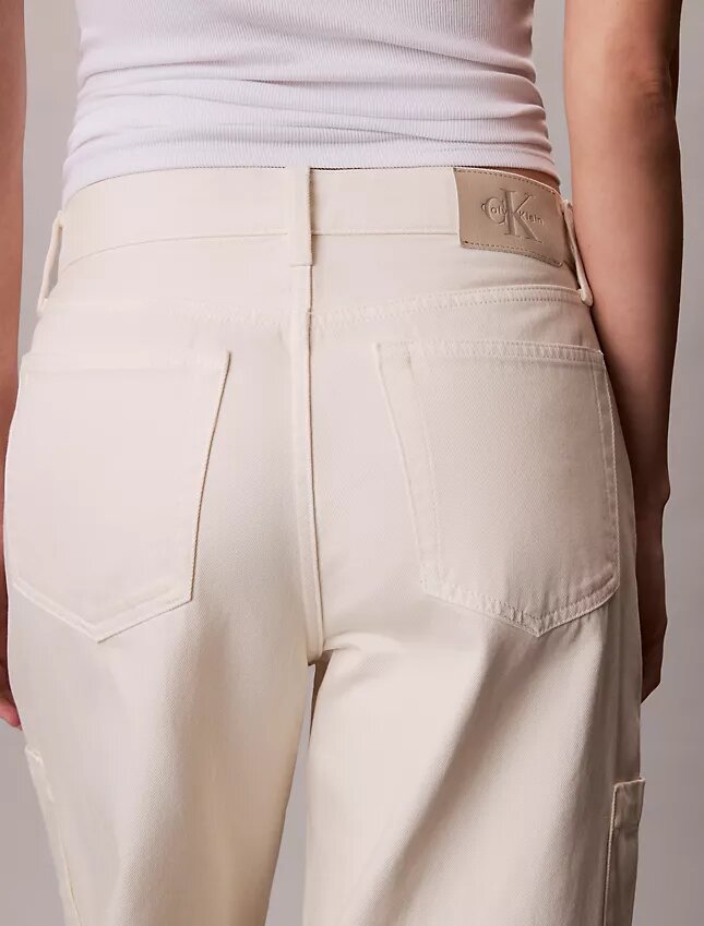 Pantalones cargo de Denim de corte holgado Pantalones cargo de Denim de corte holgado