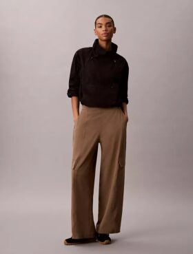 Pantalones cargo de pierna ancha para ir al trabajo Pantalones cargo de pierna ancha para ir al trabajo