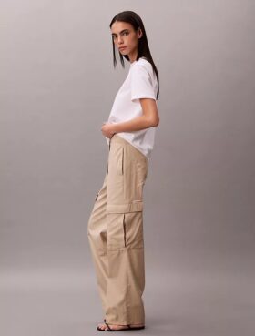 Pantalones cargo de sarga suave