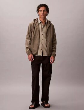 Pantalones cargo rectos de algodón Cotton Stretch Pantalones cargo rectos de algodón Cotton Stretch